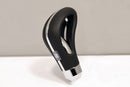 Nardi Targo Shift Knob - Black Leather w/Chrome