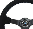NRG 350mm Deep Dish Suede Steering Wheel – 3" Dish