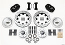 Wilwood Forged Dynalite Front Brake Kit (12.19 in Drilled & Slotted Rotors - Black Calipers) - 1982-1992 Chevrolet Camaro / 1982-1992 Pontiac Firebird | 140-11275-D