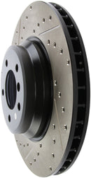 StopTech Sport Drilled & Slotted Brake Rotors – 2009-2011 BMW 335d product image 5