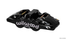 Wilwood AERO4 Brake Caliper - 1.12/1.12 in Piston Bores / 1.10 in Rotor Thickness / Black | 120-13338-BK