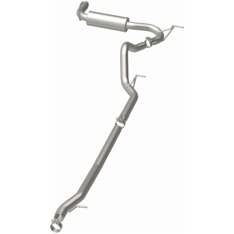 MagnaFlow 12-14 Jeep Wrangler 4dr Single Straight Rear P/S Exit Stainless C/B Performance Exhaust