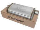 aFe MACH FORCE-Xp SS Muffler 3" Center Inlet / 3" Offset Outlet 22" L x 11n W x 6" H Body