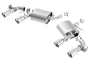 Borla Axle-Back Exhaust – 2016 Chevy Camaro V6 Rear Section with Dual Mode Valves - Borla exhaust system