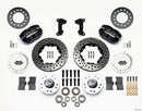 Wilwood Dynapro Dust-Boot Front Brake Kit (Black Calipers) - 1974-1980 Ford Pinto / 1974-1980 Ford Mustang II - Disc Spindle Only / 11.00 in Drilled & Slotted Rotors | 140-13377-D