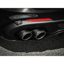 Akrapovič Slip-On Line (Titanium) with Titanium / Carbon Fiber Tips – 2017+ Alfa Romeo Stelvio Quadrifoglio