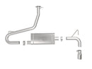 aFe Takeda 2.5" 304 Stainless Steel Axle-Back Exhaust – 2018–2022 Hyundai Kona 1.6L Turbo AWD