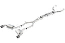 Borla Cat-Back Exhaust – 2016–2017 Chevy Camaro 6.2L Single Split Exit - product image 2