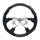 NRG 12-23 Toyota Tacoma OEM Plus Carbon Fiber Steering Wheel with Red Stitch & Red Center Mark