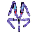 NRG SFI 16.1 5Pt 3 Inch Seat Belt Harness with Pads / Cam Lock - Purple – Default Title
