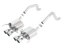 Borla Axle-Back Exhaust – 15 Chevy Corvette C7 Z06 6.2L without AFM NPP Quad Tips Center Exit - product image 2