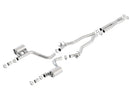 Borla Cat-Back Exhaust – 2015–2016 Dodge Charger Hellcat 6.2L V8 with Valves No Tips Factory Valance - Borla exhaust system