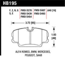HAWK Performance HT-10 Race Brake Pads (Front) - 84-4 / 91 BMW 325 (E30)