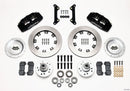 Wilwood Dynapro 6 Front Brake Kit (12.19 in Undrilled Rotors - Black Calipers) - 1970-1978 Chevrolet Camaro - Hub Kit | 140-10738