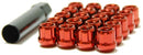 Wheel Mate Muteki Open-End Lug Nut Kit – M12x1.50 Red