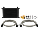 Mishimoto Oil Cooler Kit – Universal Thermostatic 25 Row (Black Cooler)