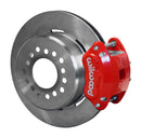 Wilwood D154 Brake Kit (Red Calipers) - Park Small Ford - 2.66 in Offset / Pro Street / Parking Brake | 140-12210-R