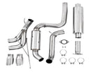 MBRP 3" Dual Center Exit T409 Stainless Steel Cat-Back Exhaust – 2013-2018 Ford Focus ST 2.0L EcoBoost – MBRP S4200409BT family product view