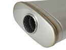 aFe MACH FORCE-Xp 304 Stainless Steel Muffler 2.5" Center / Offset 18" L x 9" W x 4" H
