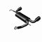 MagnaFlow 07-17 Jeep Wrangler JK 3.8/3.6L Dual Split Rear Exit Black Axle-Back Exhaust