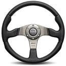 Momo Race Steering Wheel - 350mm (Black w/ Grey Spoke)