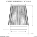 HPS Performance Universal Air Filter (Oiled) – Length 9", Element 8", Base OD 7.5" – 6" / White