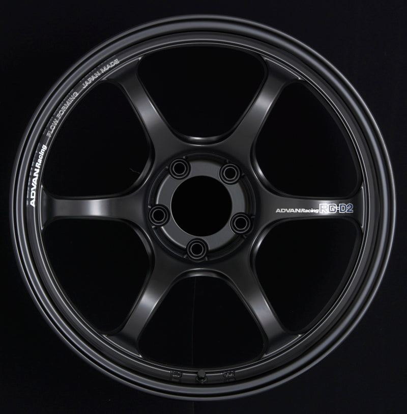 Advan RG-D2 17x8.5 +50 5-114.3 Semi Gloss Black Wheel