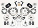 Wilwood Forged Dynalite Front Brake Kit (11.75 in Undrilled Rotors - Black Calipers) - 1940-1952 Oldsmobile | 140-12617