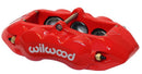 Wilwood D8-6 Left Brake Caliper - 1.88/1.38/1.25 in Piston Bores / 1.25 in Rotor Thickness / Red | 120-11712-RD