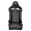 Sparco SP-R Seat Black/Black White Logo