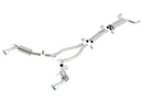 Borla Cat-Back Exhaust – 2010–2013 Chevy Camaro SS 6.2L V8 Single RoundTip Split Rear Exit - product image 3