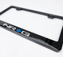 NRG Carbon License Plate Frame/ Fiber Poly Dip Finish Wet with NRG Logo – Default Title