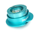 NRG Heart Shape Steering Wheel Quick Release – Mint Body / Mint Heart Ring