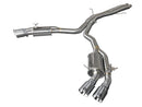 aFe MACH Force-XP 3 in. to 2.5 in. 304 Stainless Steel Axle-Back Exhaust System (Quad Polished Tips) – 18–20 Audi RS5 Coupe