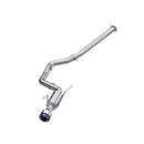 MBRP 3" Single Rear Exit T304 Stainless Steel Cat-Back Exhaust w/ Burnt Tips – 2011-2014 Subaru WRX/WRX STI Sedan 2.5L – MBRP S48033BE