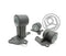 Innovative 94-97 Accord H-Series Black Steel Mounts 95A Bushings