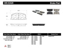StopTech Sport Brake Pads – 1986-1991 Toyota Celica product image 8