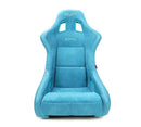 NRG FRP Bucket Seat (Large) Prisma-Chromatic Dark Teal Vegan Suede with Chameleon Back