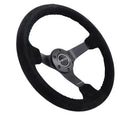 NRG 350mm Deep Dish Suede Steering Wheel – 3" Dish