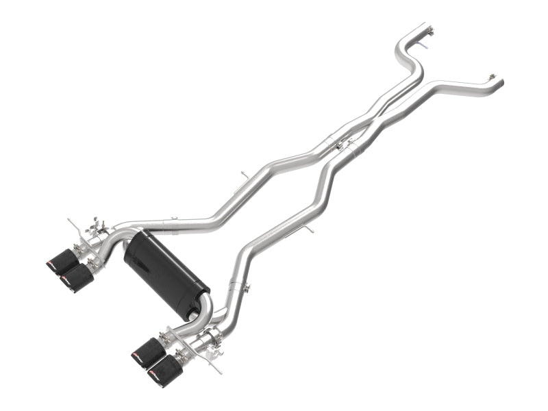 aFe MACH Force-Xp Cat-Back Exhaust w/ Carbon Fiber Tip -23-25 BMW M2 L6-3.0L (G87)