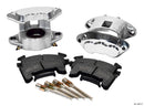 Wilwood D154 Brake Caliper Kit - 2.50 in Piston Bore / 1.04 in Rotor Thickness / Polished / Front | 140-12097-P
