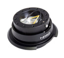 NRG Gen 2.8 Steering Wheel Quick Release – Black / Black Ring
