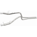 Magnaflow 2014 Ford Mustang V6 3.7L Comp Series Dual Split Rear Polished Stainless C/B Perf Exhaust