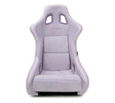 NRG FRP Bucket Seat (Medium) Prisma-Chromatic Lilac Vegan Suede with Chameleon Back