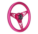 NRG 330mm Arrow Cutout Aluminum Steering Wheel
