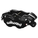Wilwood Forged Dynalite-M Brake Caliper - 1.38 in Piston Bore / 0.810 in Rotor Thickness / Black | 120-17770-BK