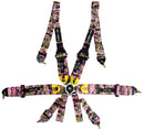 NRG FIA 6pt 2in. Shoulder Belt for HANS Device/ Rotary Cam Lock Buckle/ 3in. Waist Belt - Pink Camo – Default Title