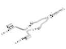 Borla Cat-Back Exhaust – 2015 Dodge Charger Hellcat 6.2L V8 with Valves No Tips Factory Valance - product image 3