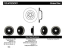 StopTech Cryo Drilled Brake Rotors – 2006-2007 Subaru Impreza product image 4