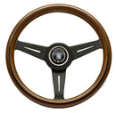 Nardi Classic Steering Wheel - 330mm | Wood / Black Spoke
